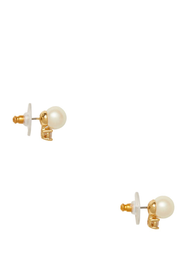 Pearls Of Wisdom Studs Cream Multi