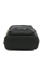 Varsity Black Nylon Mini Backpack