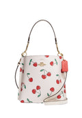 Mollie Bucket 22 With Heart Cherry Print Chalk Multi