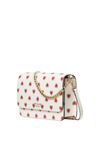 Madison Heartfelt Geo Flap Crossbody Cream Multi