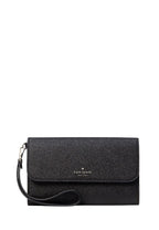 Tinsel Boxed Medium Phone Wristlet Black