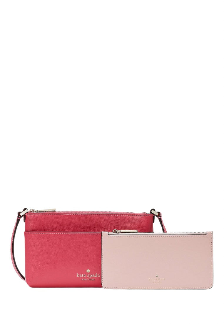 Sadie Crossbody Set Tropical Pink