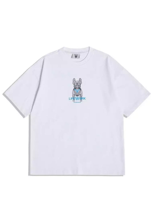 [DEFECT SALE 429] Small Radog T-Shirt white size M