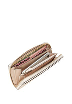 Leila Large Continental Wallet Warm Beige Multi