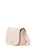 Madison Saffiano Leather Saddle Bag Conch Pink