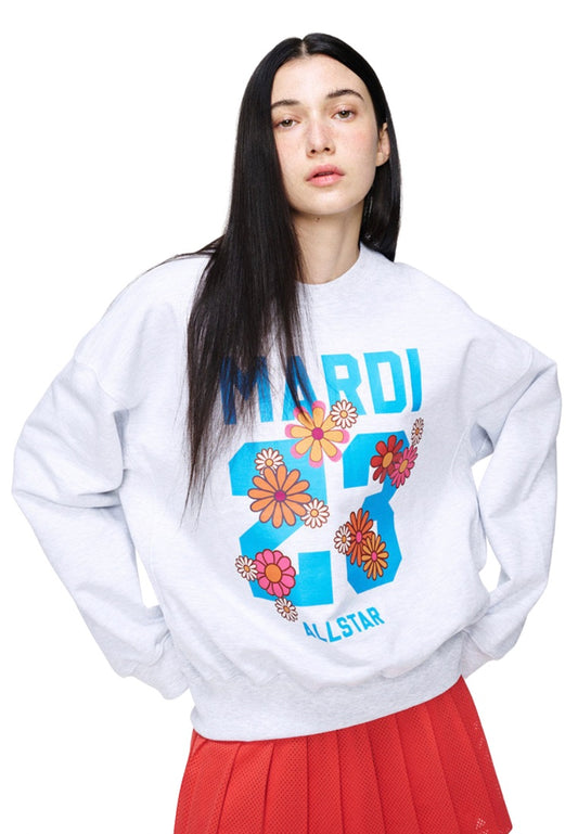 Sweatshirt Numero 23 Heather Sky