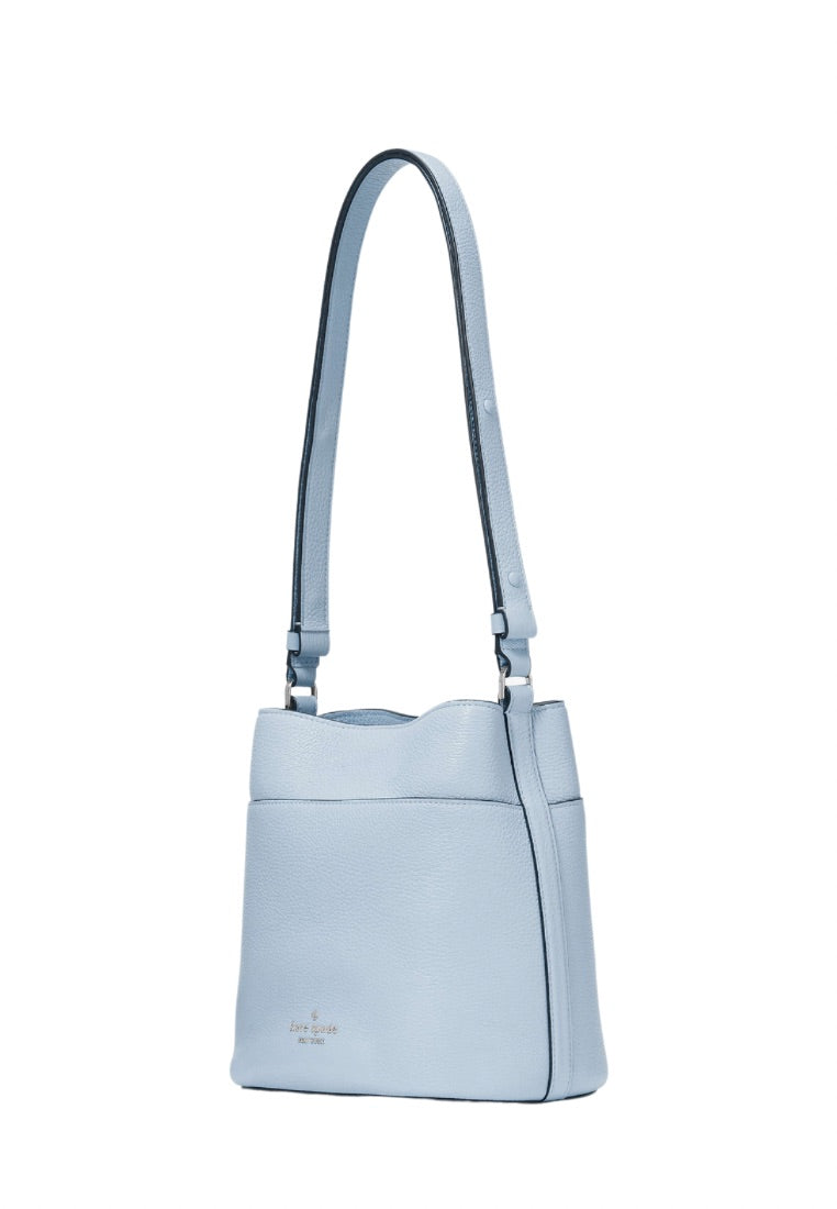 Leila Small Bucket Bag Muted Blue