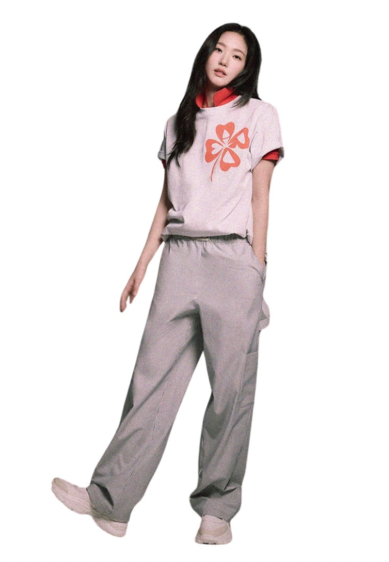 Tshirt CloverMardi Heather Red
