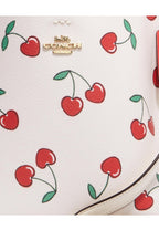 Mollie Bucket 22 With Heart Cherry Print Chalk Multi