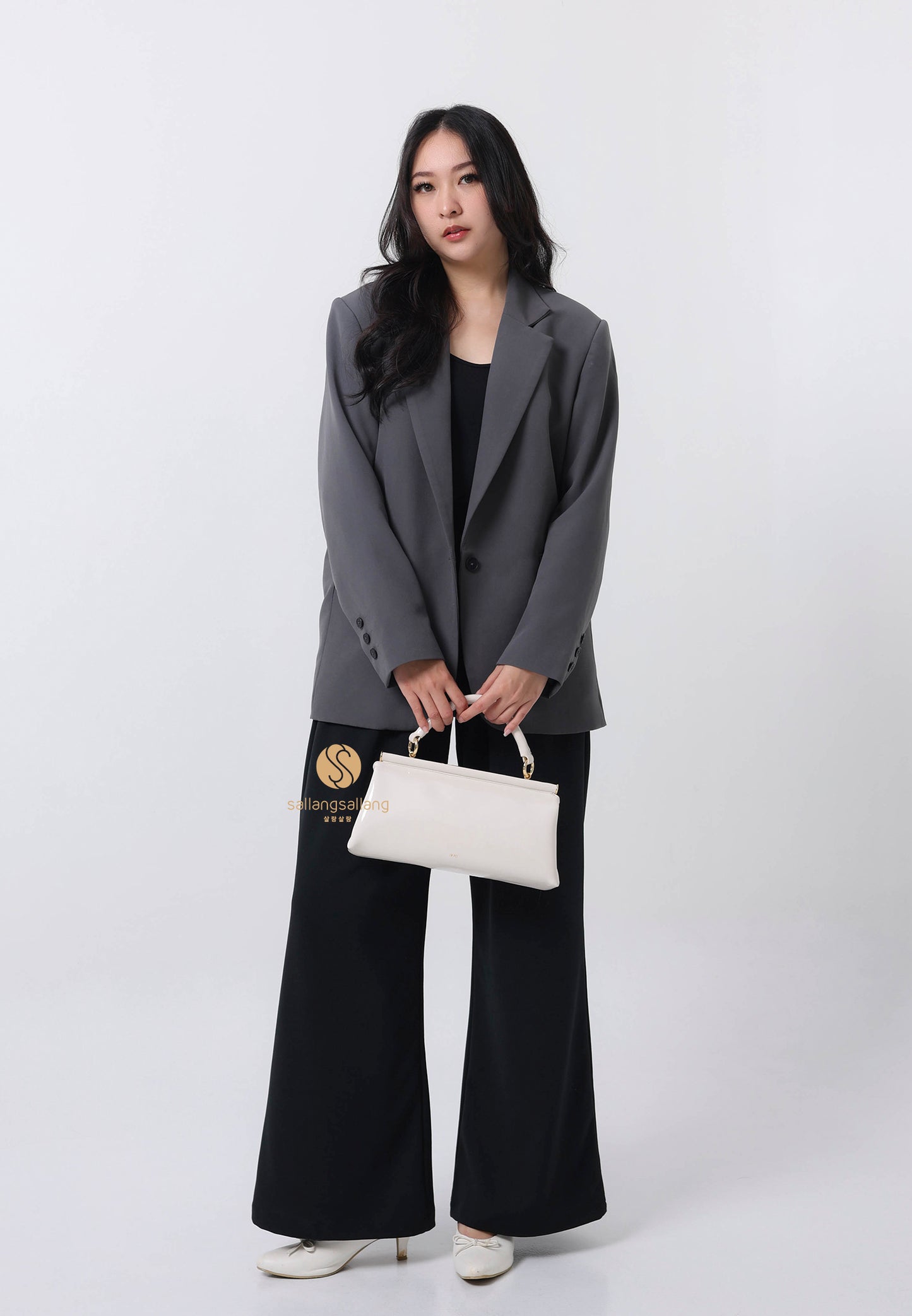 Danna Top Handle Bag - White