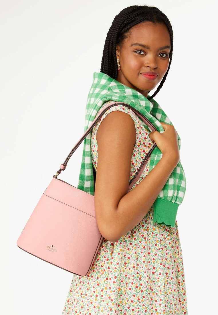 Leila Small Bucket Bag Peachy Rose