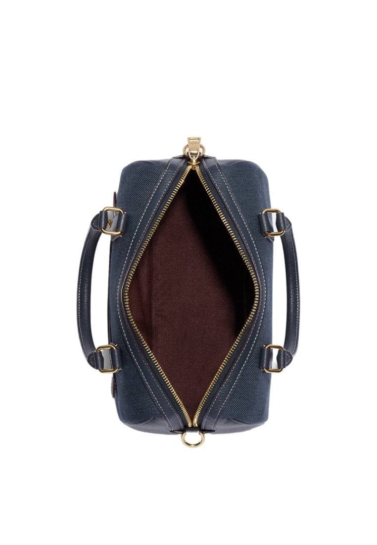 Rowan Satchel With Coach Denim Multi