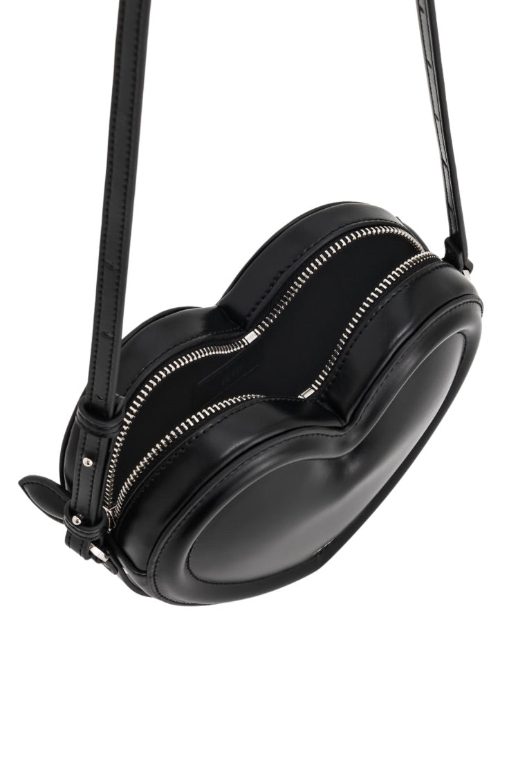 Arlene Heart shaped bag - Black