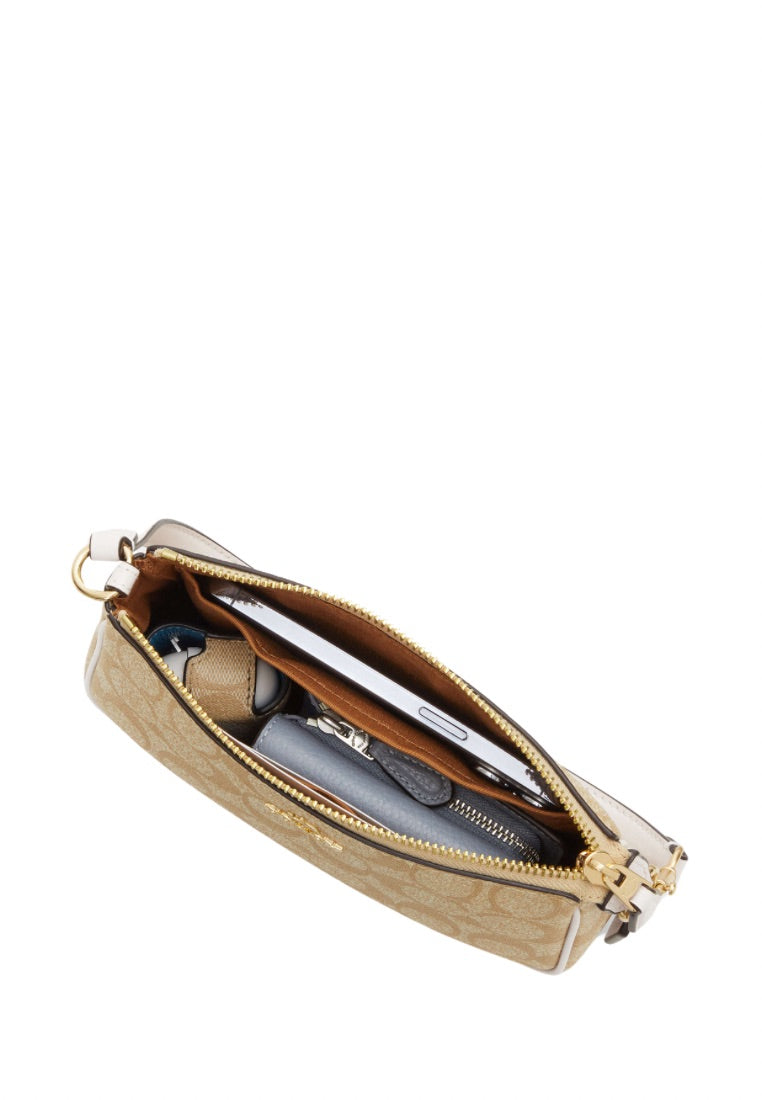 Nolita 19 In Signature Canvas Light Khaki Chalk