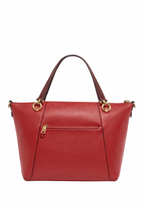 Kacey Satchel In Colorblock Red Apple Multi