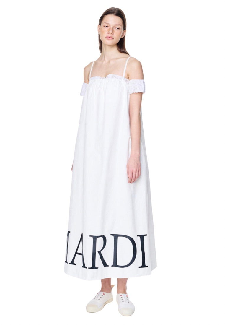 Maxi Dress Mardi Nouveau White Black