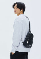 Modern Eco Leather Slingbag Black