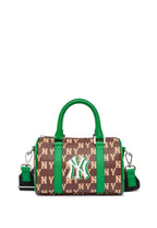 Monotive Coated Canvas S-Boston Bag NEW YORK YANKEES Dark Brown