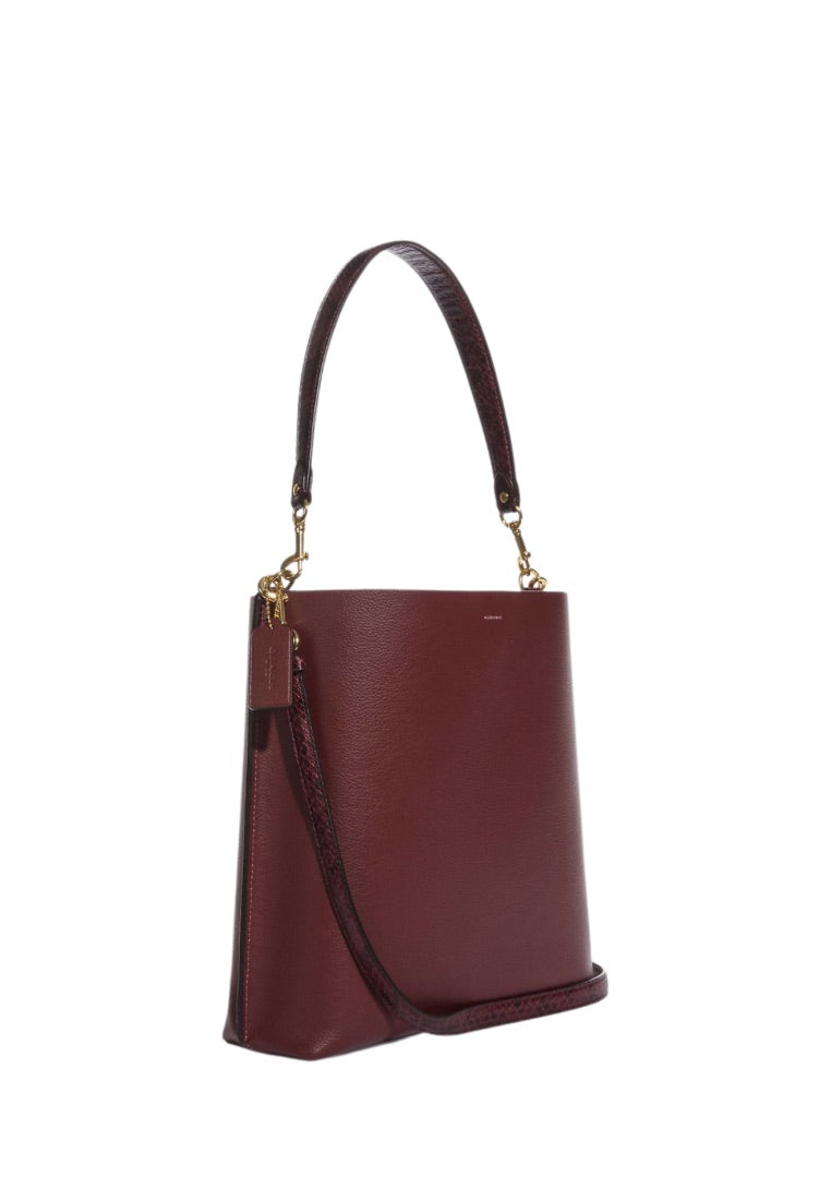 Mollie Bucket Bag Wine Multi