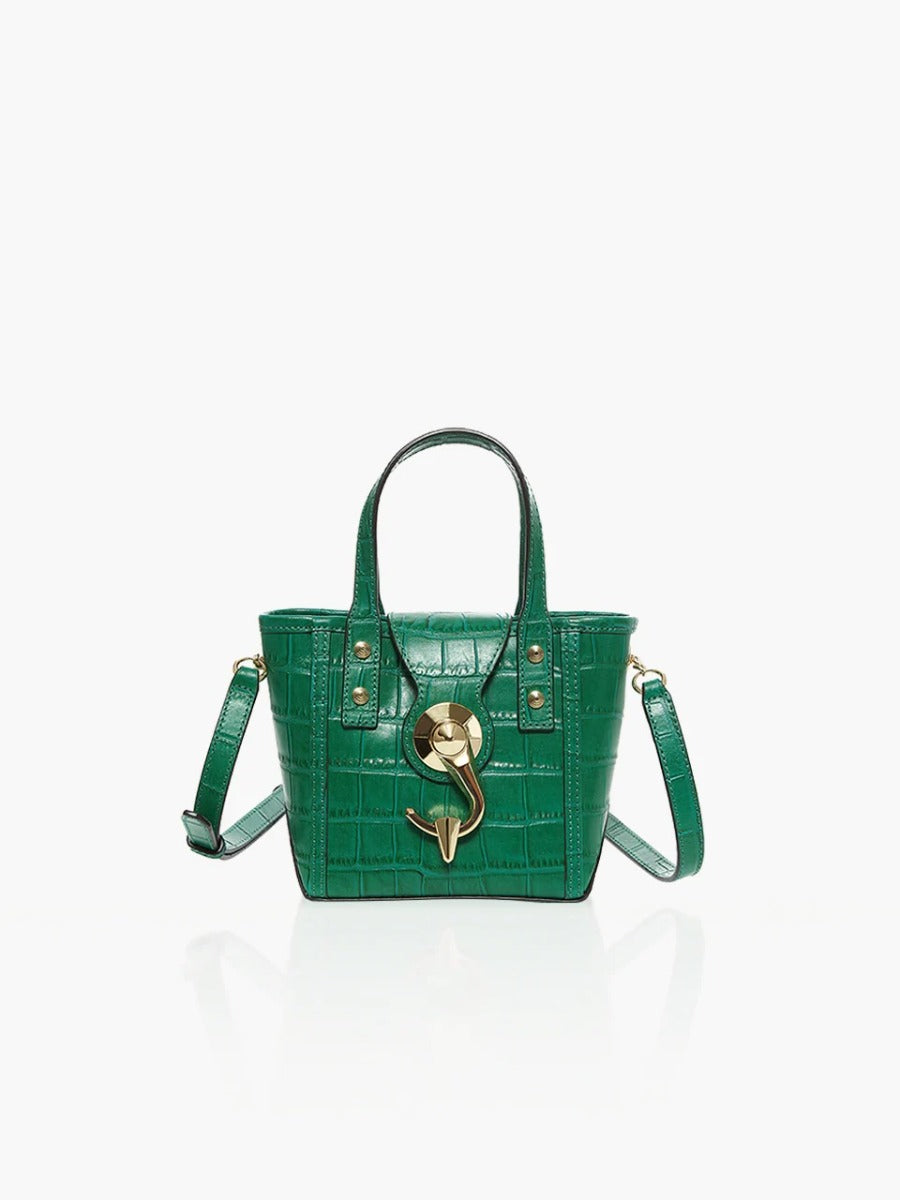 NANO BAG Croco Green