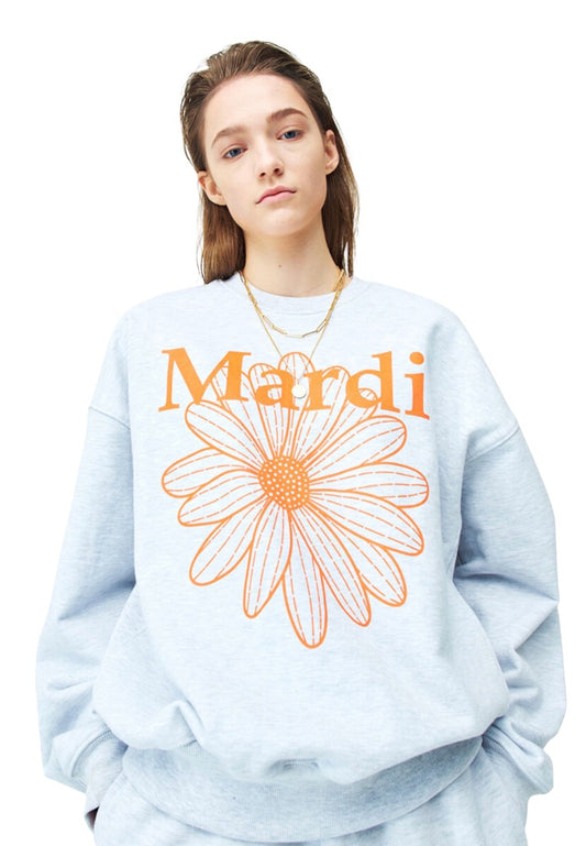 Sweatshirt Flowermardi Heather Orange