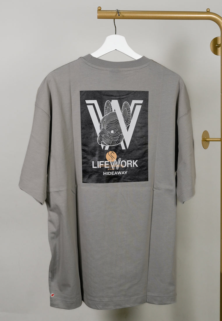 [DEFECT SALE 60] Box Logo T-Shirt Grey L