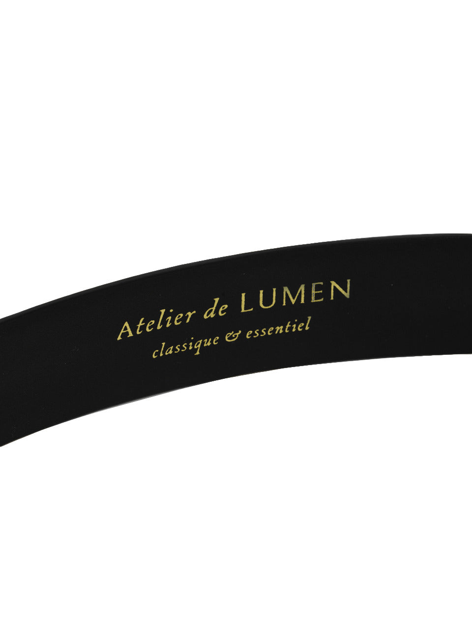CLASSIC LEATHER BELT soft black