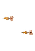 Double Bow Studs Rose Gold