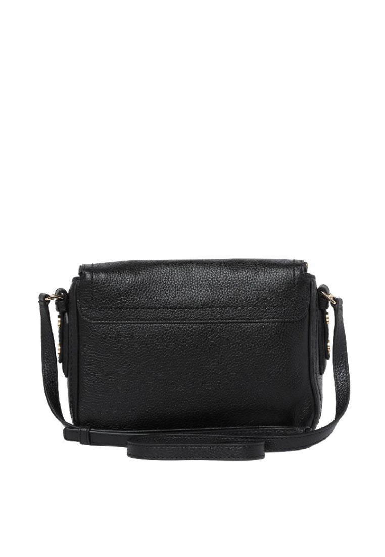 The Groove Leather Mini Messenger Black