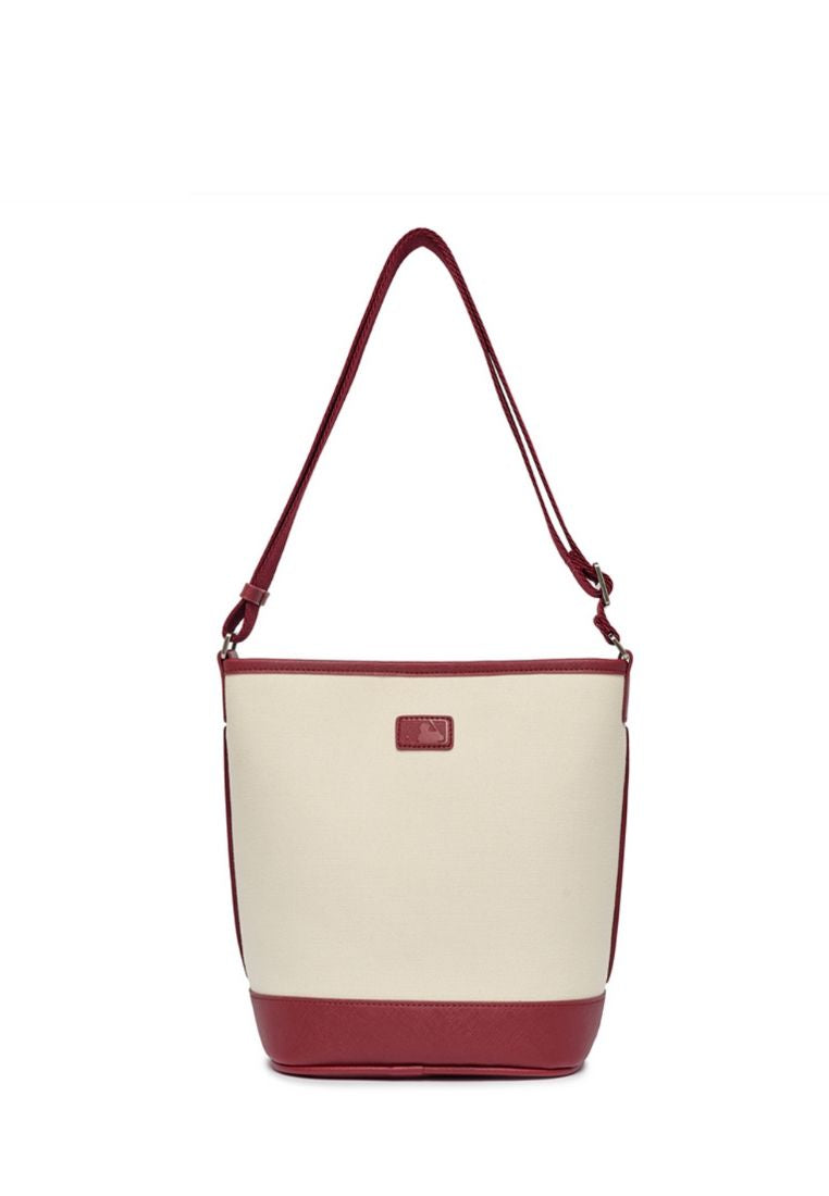 Varsity Basic Canvas Bucket Bag BOSTON RED SOX cream