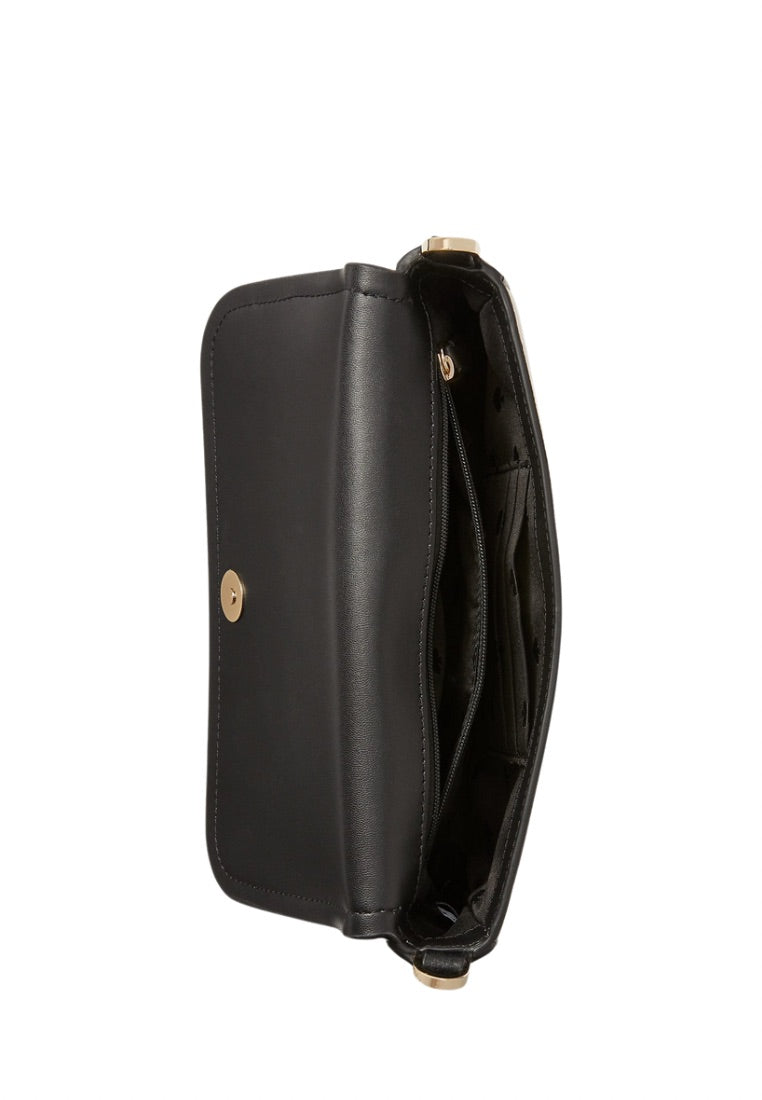 Rosie Flap Crossbody Black Multi