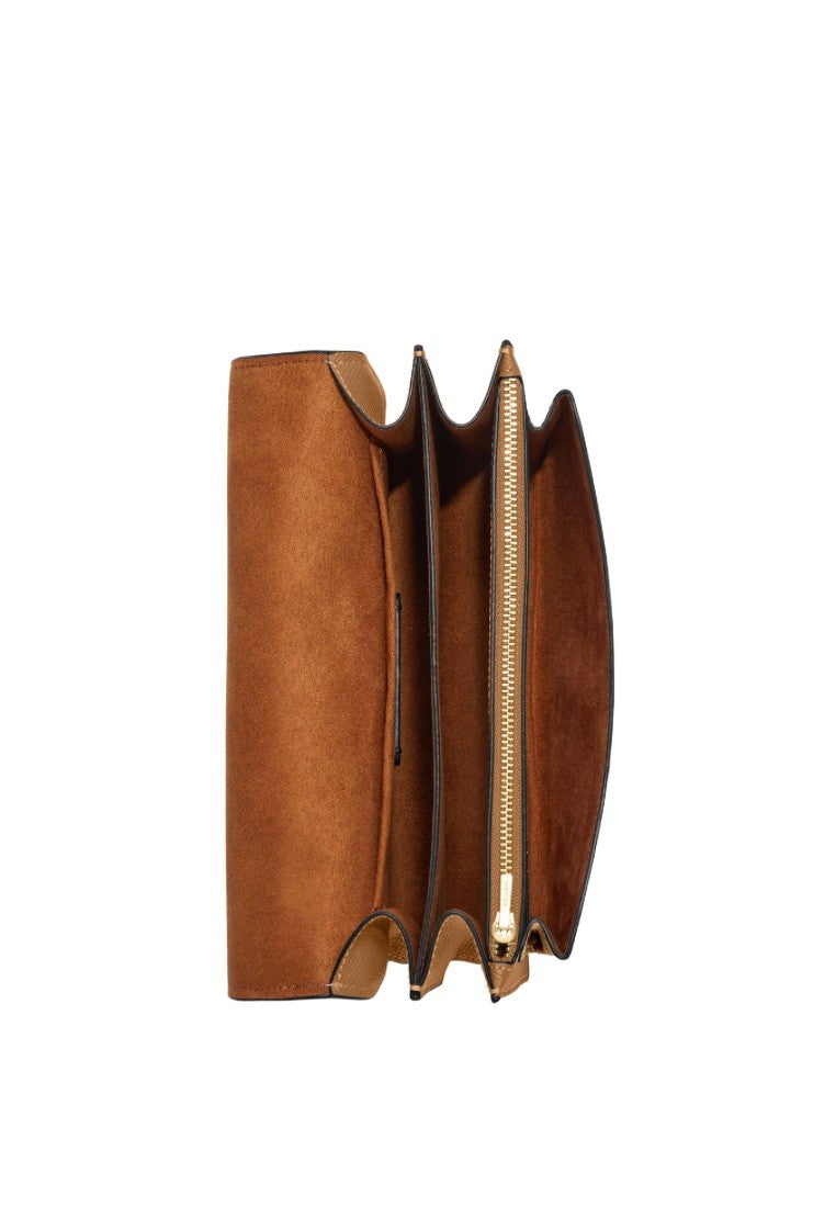 Klare Crossbody Bag In Signature Canvas Lt Saddle