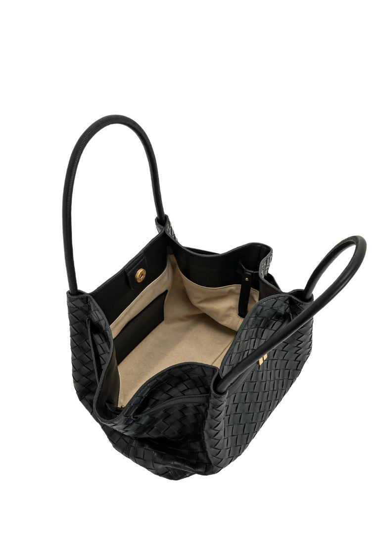 Hana Medium Weave Texture Top Bag