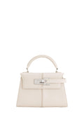 Elise Top Handle Bag - White