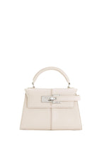 Elise Top Handle Bag - White