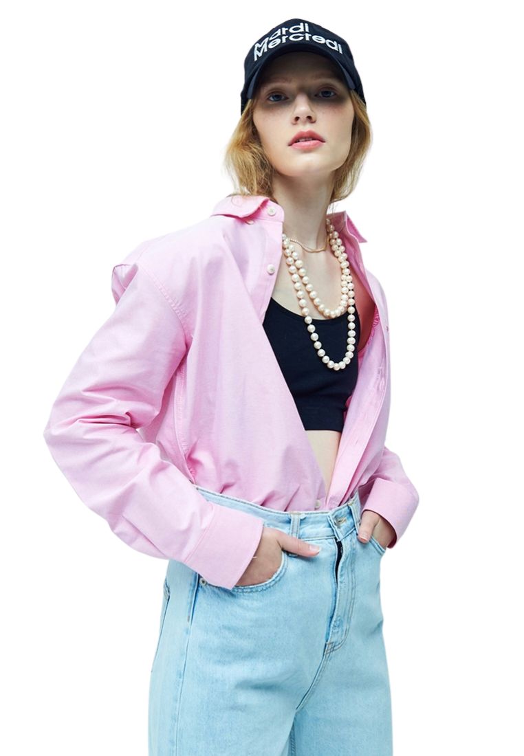Oxford Shirt Pink Hotpink