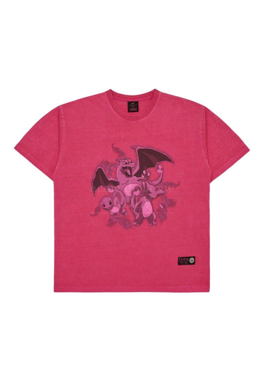 Pokémon FAIRI EVOLUTION PIGMENT Short Sleeve T-Shirt Pink