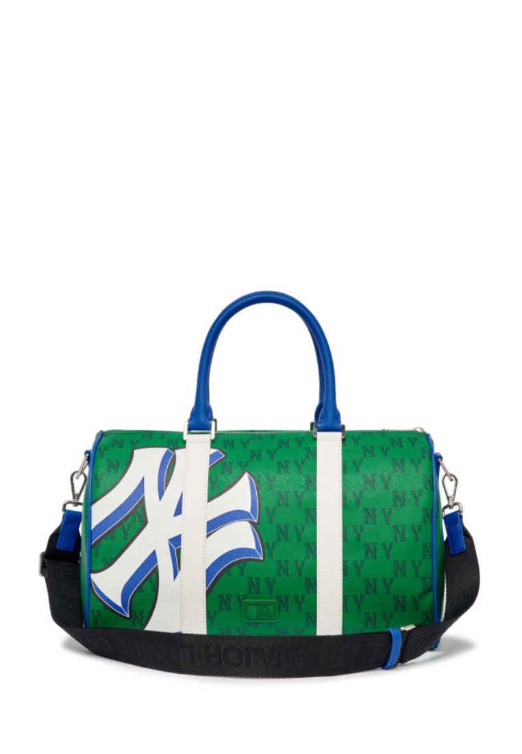 Monotive Coated Canvas M-Boston Bag NEW YORK YANKEES green