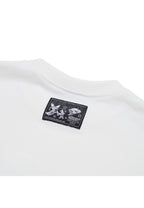 The Powerpuff Girls x Acmedelavie Logo Crop Sweatshirt Cream