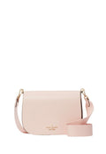 Madison Saffiano Leather Saddle Bag Conch Pink