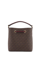 Suri Small Bucket Crossbody Bag In Signature Merlot