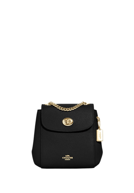 Convertible Mini Backpack Black