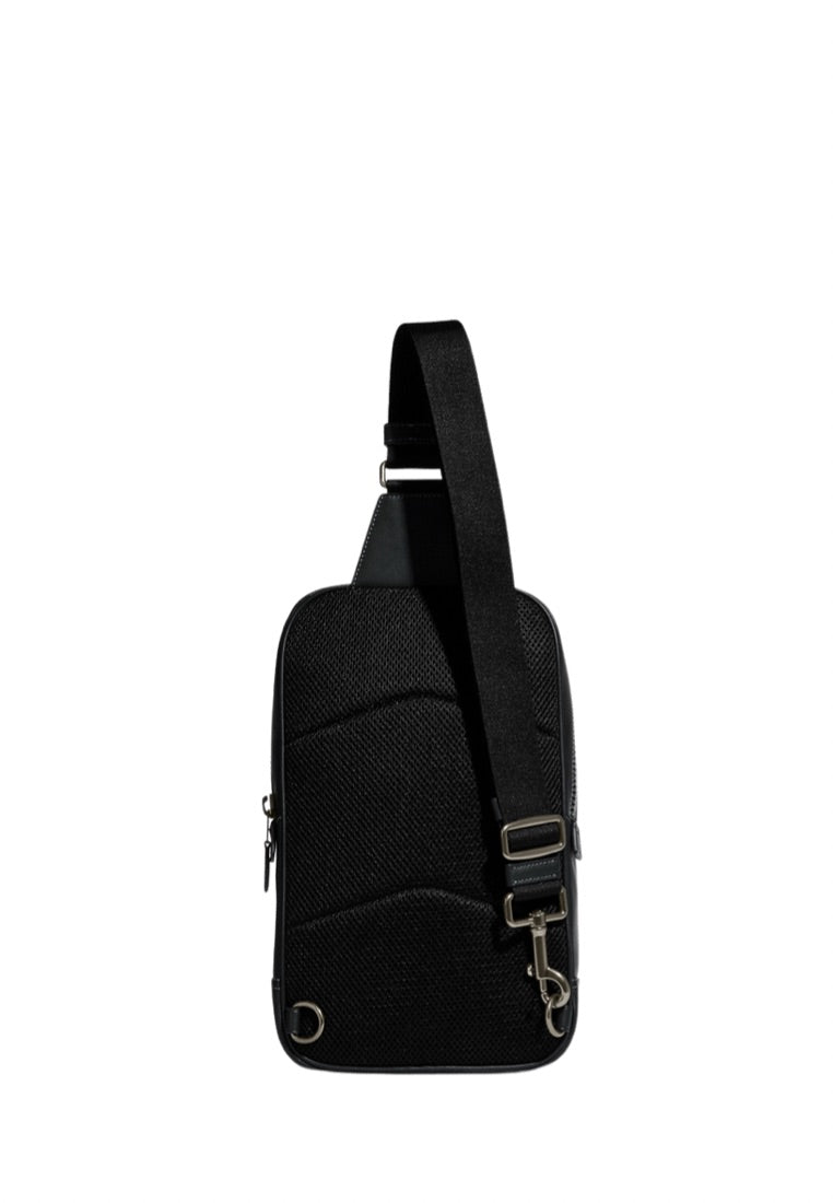 Westway Pack In Colorblock Signature Canvas With Coach Patch Charcoal Amazon Green
