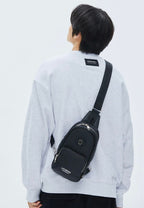 Modern Eco Leather Slingbag Black