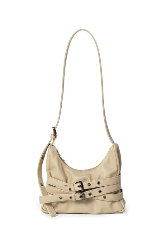 Trio Belt Mug Bag M Nappa Milktea