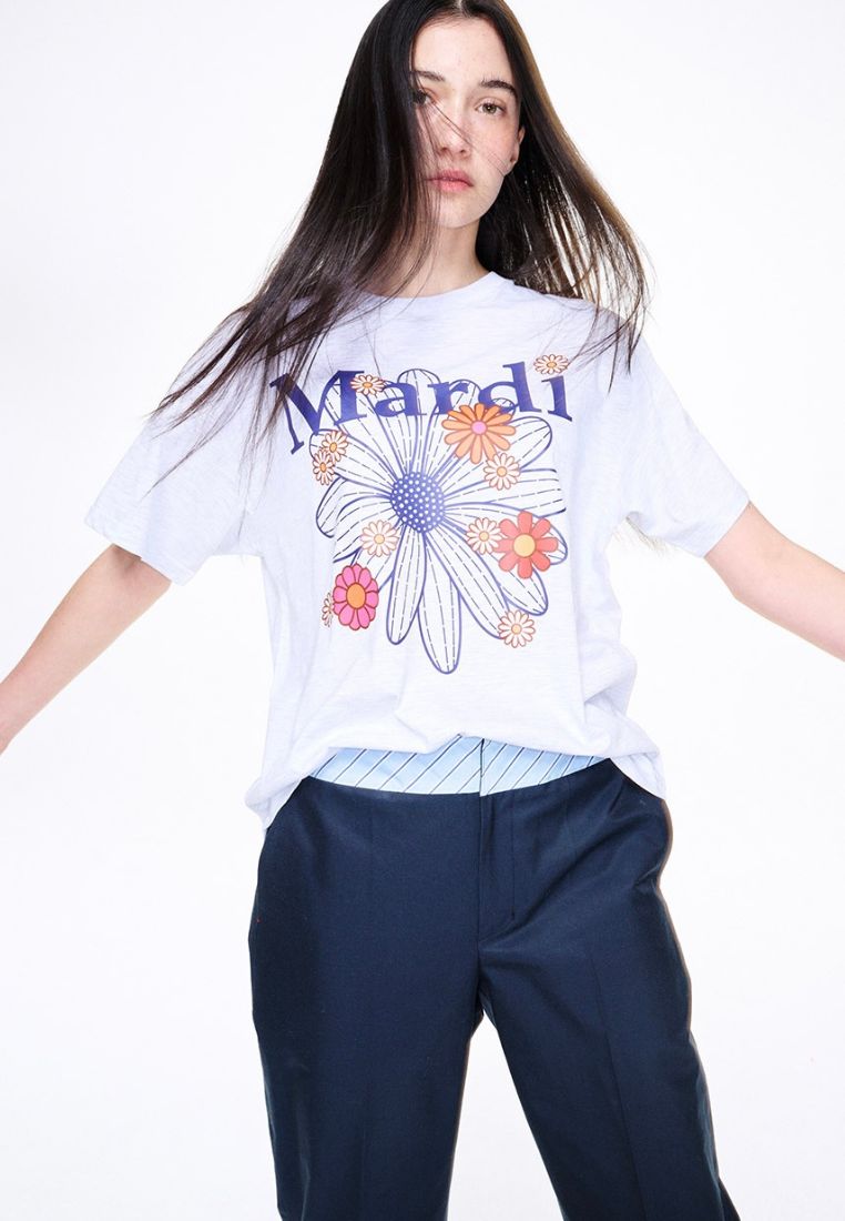 Tshirt FlowerMardi Blossom Heather Navy