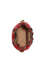 Mini Dempsey Bucket Bag In Signature Jacquard With Stripe And Coach Patch Red Apple Multi