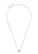Infinity & Beyond Knot Mini Pendant Necklace Silver