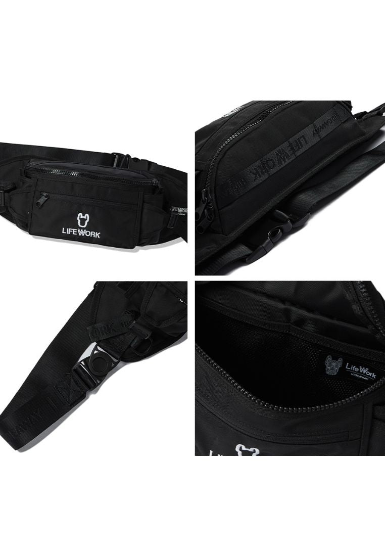 Out Pocket Tech Hip Sac Black