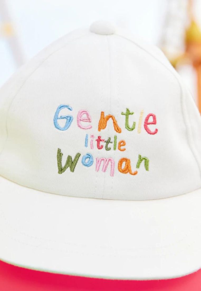[Gentle Little Woman] CRAYON Cap White